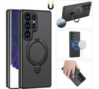 INF Housse magnétique avec protection d'écran et support Noir Samsung S22 Ultra