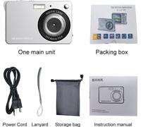 INF Immortalisez vos souvenirs avec l'appareil photo numérique compact K09 argentique