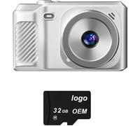 INF Immortalisez vos souvenirs avec l'appareil photo numérique K10 et la carte TF de 32 Go Blanc