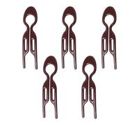 INF INF - Lot de 5 peignes à cheveux en forme de U - Couleur abricot - Pour chignon et chignon