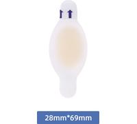 INF Invisible shoe inserts for women (10 paires) - 2,8 cm x 6,9 cm