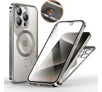INF iPhone case with screen protector for iPhone 15 series Silver iPhone 15 Plus