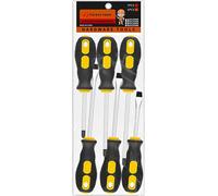 INF Jeu de 6 tournevis magnétiques - Acier allié S2 & Acier Cr-V, Usage général