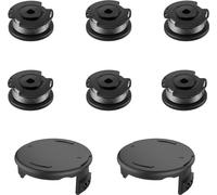 INF Jeu de bobines et de couvercles de rechange pour tondeuses à gazon Bosch 6 bobines