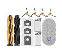 INF Kit d'accessoires compatible avec Dreame X60 Max Ultra - Brosse principale, filtre, sac à poussière et lingettes pour un entretien complet