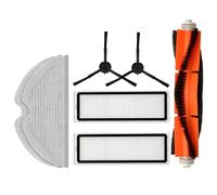 INF Accessoires de pièces de rechange pour Xiaomi Mijia 1C / 2C / Dream F9 / Mop 2 Pro Plus, 1 x brosse principale, 2 x filtres, 2 x brosse latérale, 2 x chiffon de vadrouille