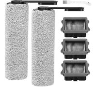 Kit de remplacement compatible avec Tineco Floor One S7 Pro - Brosse principale et jeu de 3 filtres pour aspirateur eau et poussière
