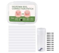 INF Kit de 10 patchs pour corriger les ongles incarnés 18mm