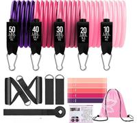 INF Kit de 18 cordes de traction de 100 lb pour femmes, ensemble de 11 pièces