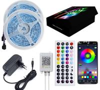INF Kit de bandes lumineuses LED 20M avec contrôle par application Bluetooth