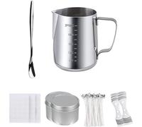 INF Kit de moule à bougie Casting de bougie 59 pièces Fabrication de bougies DIY