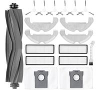 INF Kit de pièces de rechange pour aspirateur robot Dreame D10 Plus Gen 2 - 17 pièces avec brosses, filtres, serpillères, sacs