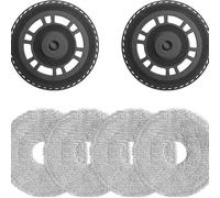 INF Kit de rechange pour aspirateur robot - 2 supports de balai et 4 serpillères compatibles avec Dreame L10s Pro Ultra