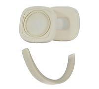INF Kit de rechange pour Marshall Major V/5 - 2 coussinets et 1 cache-bandeau en cuir protéiné blanc