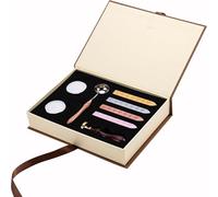 INF Kit de Sceaux de Cire Rétro : Ensemble Complet avec Cuillère, Bâtons et Cire pour Enveloppes