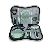INF Kit de toilettage pour animaux de compagnie, ensemble de 9 pièces