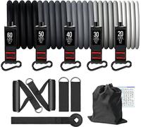 INF Kit d'entraînement à la résistance progressive 11 pièces TPE 100 lb avec manuel