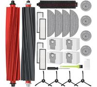 INF Kit d'entretien complet pour robot aspirateur - Comprend des brosses principales, un filtre HEPA, des chiffons et des outils, compatible avec les modèles S8 MaxV Ultra/S8 Max Ultra