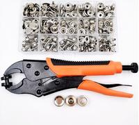 INF Kit d'outils pour boutons-pression en acier inoxydable