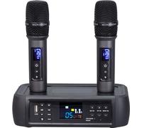 INF Kit microphone sans fil avec technologie anti-bruit DSP Noir