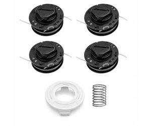 INF Kit Tête de Débroussailleuse - 4 Bobines + 1 Cache + 1 Ressort Compatible Stihl FSA 57 FSE52