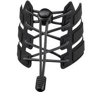 INF Lacets élastiques sans nœuds 110 cm 1 paire Le noir
