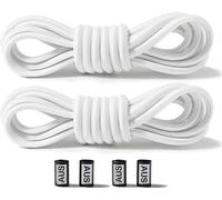 INF Lacets élastiques sans nœuds - 2 paires Blanc