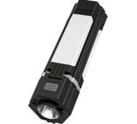 INF Lampe de camping pliante Y6002 avec batterie 3000 mAh noir