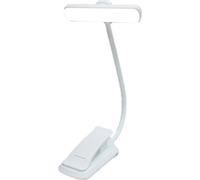 INF Lampe de Lecture LED à Pince Rechargeable Blanche