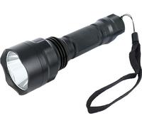INF Lampe torche étanche et zoomable 700 Lm avec batterie rechargeable - noire