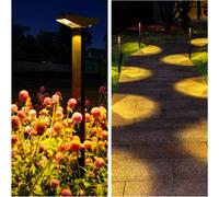 INF Lampes Solaires de Jardin LED, Éclairage Ambiance Extérieure, Lot de 1