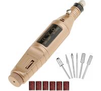 INF Lime à ongles électrique avec 6 embouts Or