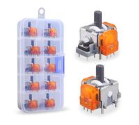 INF Lot de 10 Joysticks TMR à Effet Hall Orange pour PS5 - Remplacement Précis et Économique