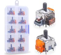 INF Lot de 10 joysticks TMR à effet Hall pour PS4 - Remplacement précis et faible consommation