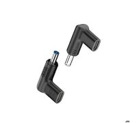 INF Lot de 2 Adaptateurs USB-C Femelle vers 4.5x3.0mm Mâle 20V Coudé PD Trigger 100W Charge Rapide