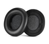 INF Lot de 2 coussinets compatibles avec SteelSeries Arctis Nova Pro Wireless - Cuir protéiné et mousse à mémoire de forme - Noir - 10 x 9 cm