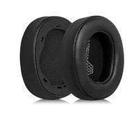 INF Lot de 2 coussinets de rechange compatibles avec casque JBL - Cuir d'agneau noir de qualité supérieure - Compatible avec les modèles LIVE 650BTNC, 660BTNC, E65BTNC et Duet NC