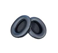 INF Lot de 2 coussinets de rechange compatibles avec HyperX Cloud III - Cuir protéiné, noir, 11 x 8 cm