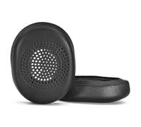 INF Lot de 2 coussinets de rechange compatibles avec Jabra Connect 4h - Noir - Cuir protéiné - Mousse à mémoire de forme - 8 cm x 7 cm - Confort amélioré et isolation acoustique