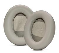 INF Lot de 2 coussinets de rechange en cuir protéiné et mousse à mémoire de forme pour casque Bose QuietComfort Ultra Gris