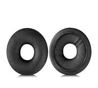 INF Lot de 2 coussinets de rechange en cuir synthétique pour casque Technics/Panasonic 1200 & RPDJ1210 - Noir