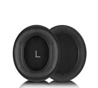 INF Lot de 2 coussinets de rechange pour Sennheiser Momentum 3 - Cuir protéiné avec boucle en métal Noir 9 x 10 cm
