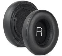 INF Lot de 2 coussinets de rechange pour Shure AONIC 50 Gen 1 Gen 2 - Cuir synthétique et mousse à mémoire de forme - Noir - 10,5 x 9,5 cm
