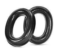 INF Lot de 2 coussinets d'oreille compatibles avec Sordin Supreme Pro X - TPU + mousse à mémoire de forme, noir, 10,5 x 8,2 x 2 cm