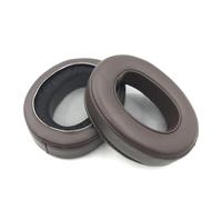 INF Lot de 2 coussinets en cuir de mouton compatibles avec Sony MDR-1A / 1ADAC / 1ABT / 1R / 1RMK2 / 1RBT / 1RNC - Mousse à mémoire de forme - 10,2 x 8,2 x 2,4 cm