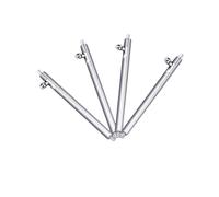 INF Lot de 20 barrettes à ressort 4 en 1 en acier inoxydable 304, 4 tailles, pour bracelet de montre
