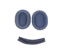 INF Lot de 3 coussinets et bandeau de rechange compatibles avec Sony WH-CH710N/CH720N (3 pièces) en cuir protéiné pour une meilleure isolation acoustique et un montage facile
