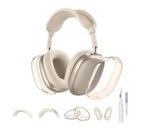 INF Lot de 5 coques de protection en silicone TPU pour AirPods Max - Transparentes, résistantes aux chocs, étanches