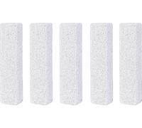 INF Lot de 5 pierres ponces en verre cellulaire pour les pieds Blanc
