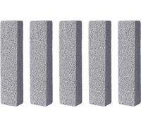 INF Lot de 5 pierres ponces en verre cellulaire pour les pieds Gris